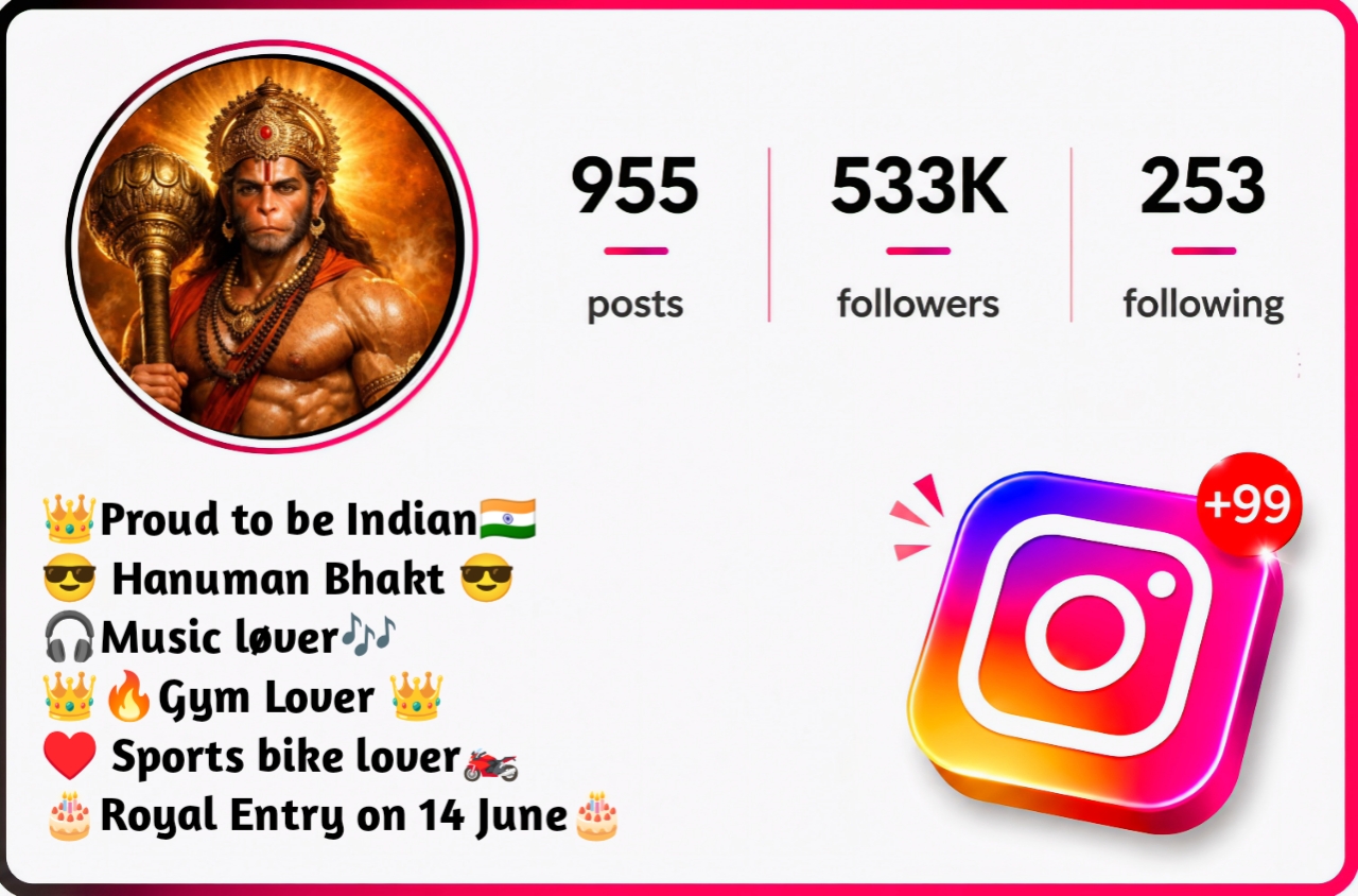 Bajrangbali Bio For Instagram